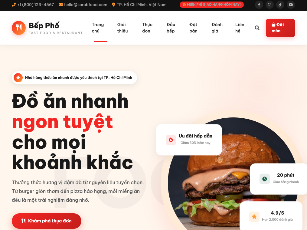 Bếp Phố - FastFood